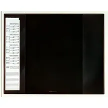 Läufer Schreibunterlage Durella D2, 520 x 650 mm, schwarz