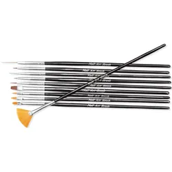 NEONAIL Synthetisches Pinsel Set – 10 Stk. Nagellack 29 g 