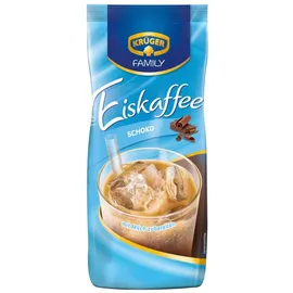Kaffee-Instant Krüger Family Eiskaffee Schokoladengeschmack 500g 4er Packung