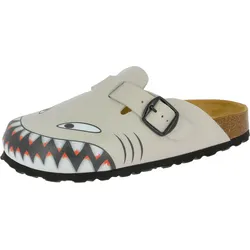 Clog Jungen Schnallen LICO Bioline Clog Kids grau 33