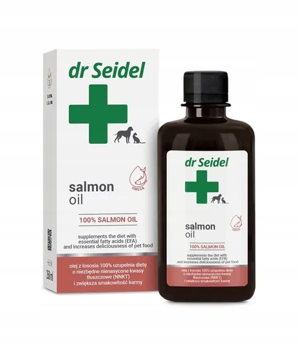 DR SEIDEL Lachsöl 250ml Lachshautöl für Hunde und Katzen