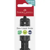 Faber-Castell Lineal Dots 15,0 cm, schwarz