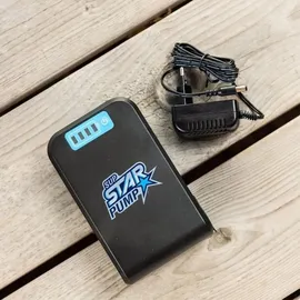 STAR PUMP Powerbank externer Zusatz-Akku Batterie für 12 V Elektropumpe - Transparent