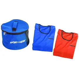 Sport-Thieme Kennzeichnungswesten-Set ""Stretch Premium"", Jugendliche, Rot/Blau
