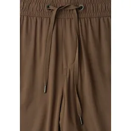 STREET ONE Wide Leg Hose Cold Brew Braun 34 26