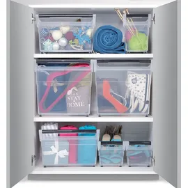 Prosperplast Aufbewahrungsbox Systembehälter Nuk 57,8 cm 1-tlg. transparent