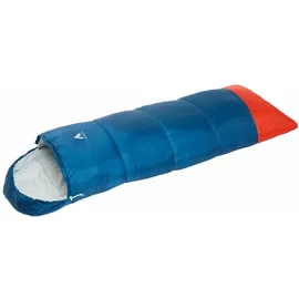 Mc Kinley Mckinley Unisex Camp SoftNest 5 Deckenschlafsack, Blue Petrol/Red/Blue, 195L