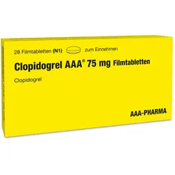 Clopidogrel AAA 75 mg Filmtabletten 28 St