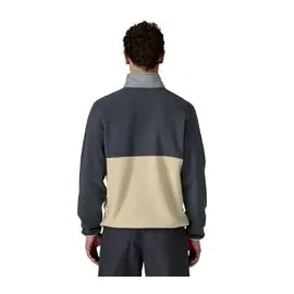 Patagonia Microdini 1/2 Zip Fleece Herren Beige/Blau S