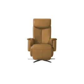 Polstermöbel Oelsa TV-Sessel Mambo Leder 82 x 112 x 88 cm Gelb elektrisch