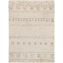 benuta nest Hochflorteppich, Beige, Textil, Rauten, Rechteckig, 80x150 cm, Oeko-Tex® Standard 100, wasserabweisend, Teppiche & Böden, Teppiche, Hochflorteppiche & Shaggys