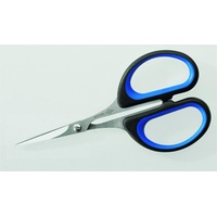 WEDO Silhouettenschere Soft-Cut, schwarz-blau 10,5 cm