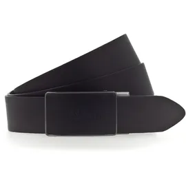 Mustang Herrengürtel Leder 3,5 cm Schwarz 120