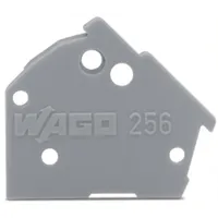 WAGO 256-600 Abschlussplatte Orange 100St.