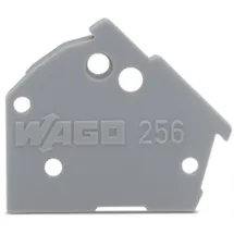 WAGO 256-600 Abschlussplatte Orange 100St.