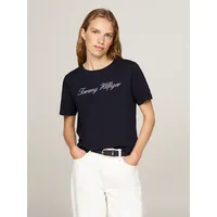 Tommy Hilfiger Script Kurzarm-T-Shirt Nos Desert Sky M