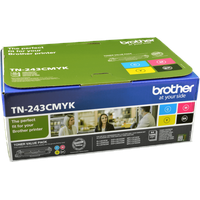 4 Brother Toner Multipack TN-243CMYK  4-farbig