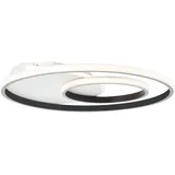Brilliant LED-Deckenleuchte Merapi Alu, Eisen, Stahl Ø 51 cm Weiß und Schwarz