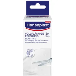 Hansaplast VOLLFLÄCHIGE FIXIERUNG SENSITIVE 10cm x 2m 1 St Pflaster