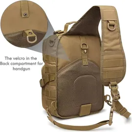 luxuskollektion Taktischer Sling Rucksack Militär Schultertasche Outdoor Camping