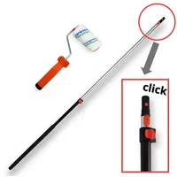 Hangato GmbH Farbroller Set Mikrofaser 10 cm + Teleskopstiel 1,8 m