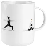 räder Geschenktasse Yoga 0,22 l Weiß