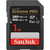 SanDisk Extreme PRO R280/W150 SDXC 1TB, UHS-II U3, Class 10 (SDSDXEP-1T00)