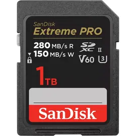 SanDisk Extreme PRO R280/W150 SDXC 1TB, UHS-II U3, Class 10 (SDSDXEP-1T00)