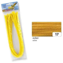 Folia Chenilledraht (Pfeifenputzer), ocker