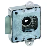 Junie Möbel-Fallenschloss ASS 1882,D 30mm, auflieg. Met. Vernickelt rechts/links