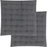 Magma Heimtex Sitzkissen 40 x 40 x 4 cm grau 1 St.
