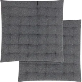 Magma Heimtex Sitzkissen 40 x 40 x 4 cm grau 1 St.