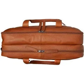 The Chesterfield Brand Wax Pull Up Aktentasche Leder 44 cm Laptopfach braun