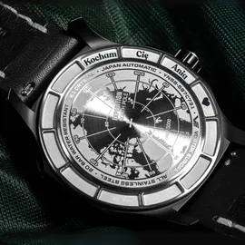 Vostok Europe Uhr 6S10-320E693 schwarz - Ceres Asteroid / 6S10-320E693-20ATM Körperpflege und Gesundheit