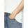 QS T-Shirt Blau/Weiß S