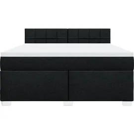 vidaXL Boxspringbett 180 x 200 cm Schwarz