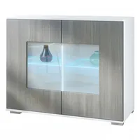 Vladon Kommode, Anthrazit, 92.5x75.5x35 cm, Wohnzimmer, Kommoden & Sideboards,