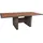 Garden Pleasure BRAGA Gartentisch 220 x 100 x 75 cm grau/braun