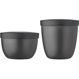 Mepal Ellipse Snackpot schwarz 0,5 l 2-teiliges Set