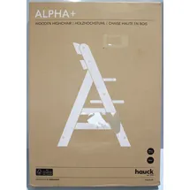 hauck Alpha+ White Holzhochstuhl Mitwachsend Kinderhochstuhl Buche 90kg NEU
