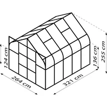 Vitavia Dione 8300 Stahl Dunkelgrün HKP 4 mm 8,3 m2