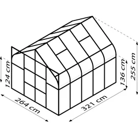 Vitavia Dione 8300 Stahl Dunkelgrün HKP 4 mm 8,3 m2
