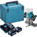 Makita RP 001 GD201 Akku Oberfräse 40 V max. 12 mm Brushless + 2x Akku 2,5 Ah + Ladegerät + Makpac