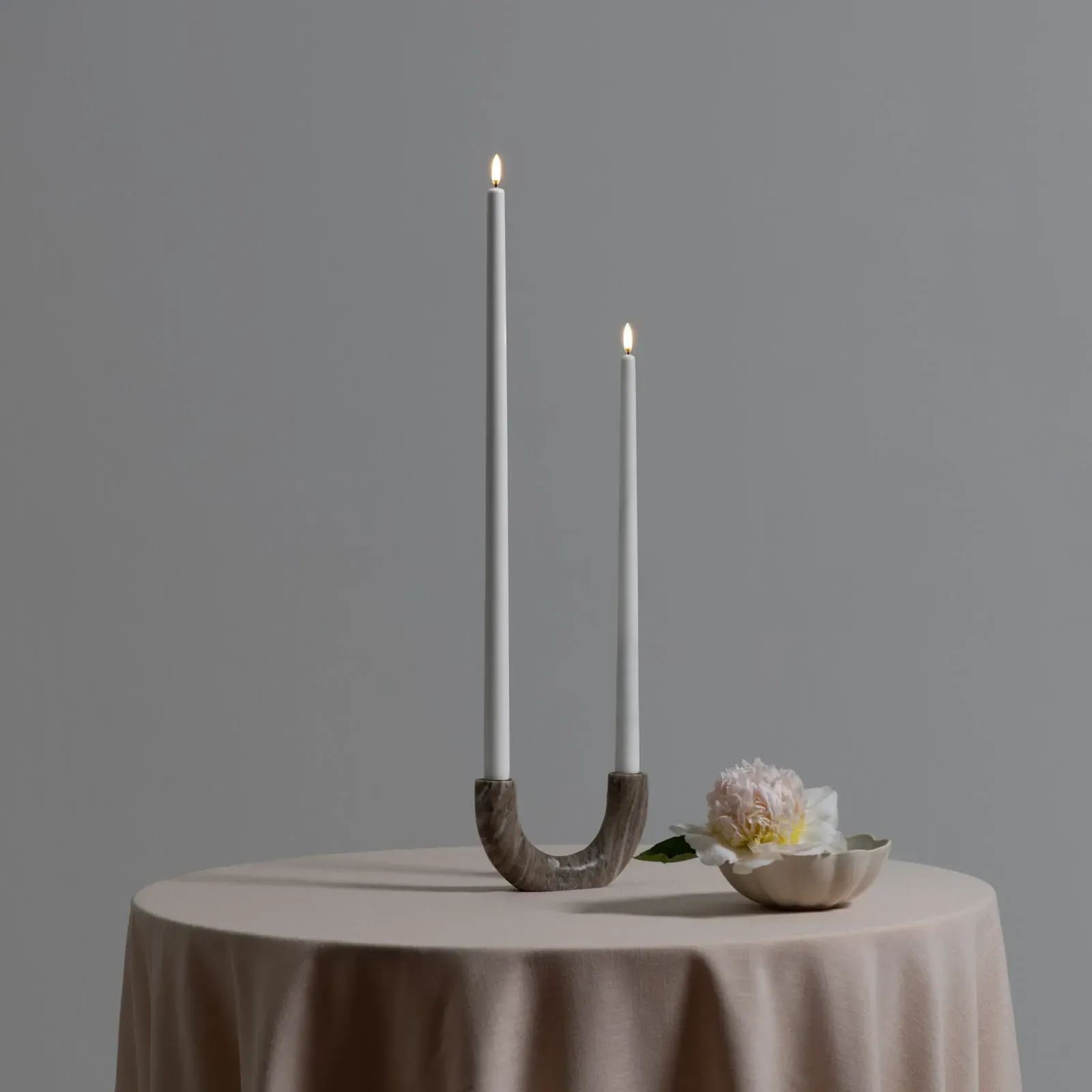 Kerzenhalter Uyuni Lighting, Weiß, für Wohnzimmer, Sonstige, Design - 40