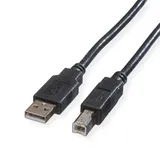 ROLINE GREEN USB-A auf USB-B 0,8 m Schwarz