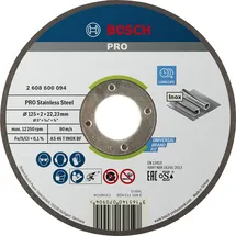 Bosch Trennscheibe gerade Expert for Inox AS 46 T INOX BF 125 mm 2 mm