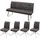 MCW Esszimmer-Set Grau, Braun, 5er-Set