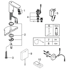 Grohe Euroeco CE Sensor-Armatur Chrom