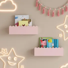 [en.casa] Vestnes Koffer-Set 2-tlg. rosa