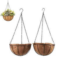 duohereshui Blumenampel 10 Ø 25,4 cm Schwarz